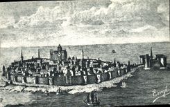 CPA Le Vieux St Malo Historique Saint Malo au Debut du 19eme