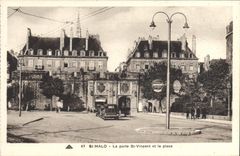 CPA Saint Malo La Porte St Vincent et La Place 