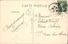 CPA Cote d'Emeraude Saint Malo Porte Saint Vincent Saint Vincent Gate 