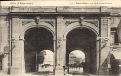 CPA Cote d'Emeraude Saint Malo La Porte Saint Vincent 