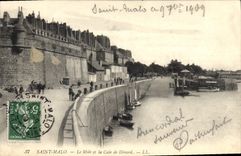 CPA Saint Malo Le Mole et la Cale de Dinard 