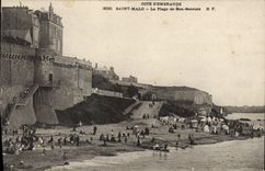 CPA Saint Malo La Plage de Bon Secours 