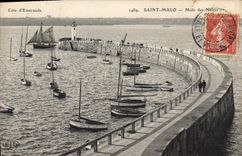 CPA Saint Malo Mole des Noires 