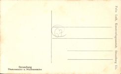 CPA Strassburg Thomasstaden u Nikolausstaden 