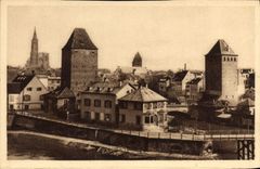 CPA Strasbourg Ponts couverts 