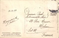 CPA Strasbourg Horloge astronomique de la Cathedrale 