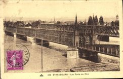 CPA Strasbourg Les Ponts du Rhin 