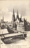 CPA Strasbourg Eglise Protestante de la Garnison 