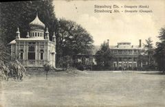 CPA Strasbourg Als Orangerie Ciosque 