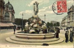 CPA Montpellier Les Trois Graces 