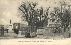 CPA Montpellier Entree du Jardin du Peyrou 