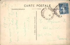 CPA Montpellier Square ed la Gare du PLM