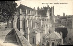 CPA Montpellier Abside de la Cathedrale 