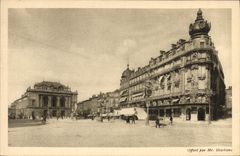CPA Montpellier La Place de la Comedie 