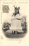 CPA Montpellier Statue de Louis XIV 