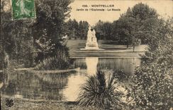 CPA Montpellier Jardin de l'Esplanade Le Bassin 