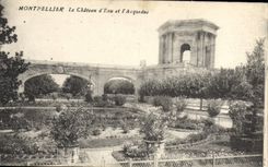 CPA Montpellier Le Chateau d'Eau et l'Acqueduc 