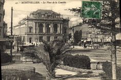 CPA Montpellier La Place de la Comedie 