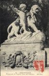 CPA Montpellier Promenade du Peyrou Lion par Injalbert 