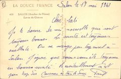 CPA Salon Bouches du Rhone Entree du Chateau 