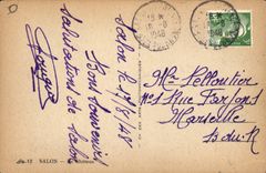 CPA Salon Le Chateau 