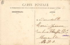 CPA Tarascon Portail XI s et Clocher XV s de l'Eglise Ste Marthe 