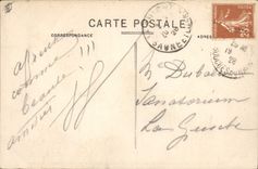 CPA Les Baux B du R Partie des ruines du chateau feodal et la Tour Sarrazine X siecle 