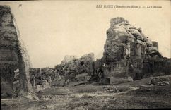 CPA Les Baux Bouches du Rhone Le Chateau 