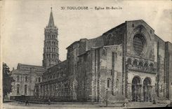 CPA Toulouse Eglise St Serhin 