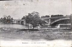 CPA Touluse Le Pont Saint Michel 