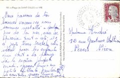 CPA Plage de Saint Gilles sur Vie