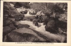 CPA Gorges du Loup AM Le Saut du Loup avant sa chute 