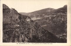 CPA Gourdon AM Vue generale et le Vieduc du Loup 