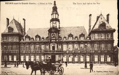 CPA Reims avant la Grande Guerre L'Hotel de Ville 