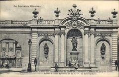 CPA Nancy Unde des faces generales de l'Arc de Triomphe Statue de Jacques Callot 