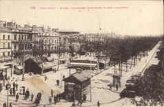 CPA Toulouse Alleen Jean Jauree (Ancienne alleen Lafatatte)