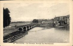 CPA Toulouse La Garonne Barrage du Port Garaud