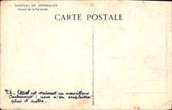 CPA Versailles Chateau de la Pyramide