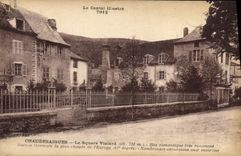 CPA Chaudesaigues Le Square Vialard (alt 751 m) Site romantique tres renomme