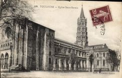 CPA Toulouse Eglise Saint Sernin