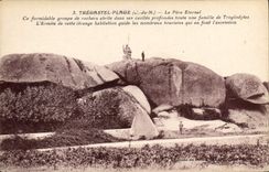 CPA Tregastel Plage Le Pere Eterne