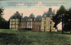 CPA Cheverny (L et Ch) Le Chateau Cote Nord Construit au commencement du XVIIe s par Phillippe Hurau