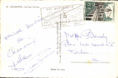 CPA Chamonix Le Lac Cornu