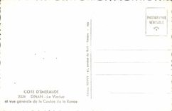 CPA Dinan Cote d'Emeraude Le Viaduc et vue generale de la Coulee de la Rance