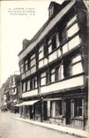 CPA Lannion Rue Geoffroy de Prontblanc Vieilles Maisons