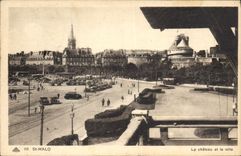 CPA St Malo Le Chateau et la Ville