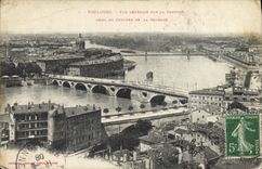 CPA Toulouse Vue generale sur la Garonne