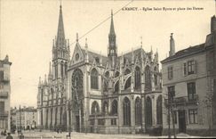 CPA Nancy Eglise Saint Epre et Place des Dames