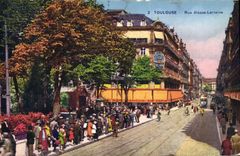 CPA Toulouse Rue Alsace Lorraine