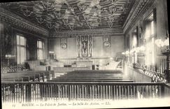 CPA Rouen Le Palais de Justice La Salle des Assises